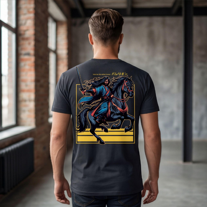 Ride with Valor | Unisex Heavy Cotton Graphic T-Shirt image